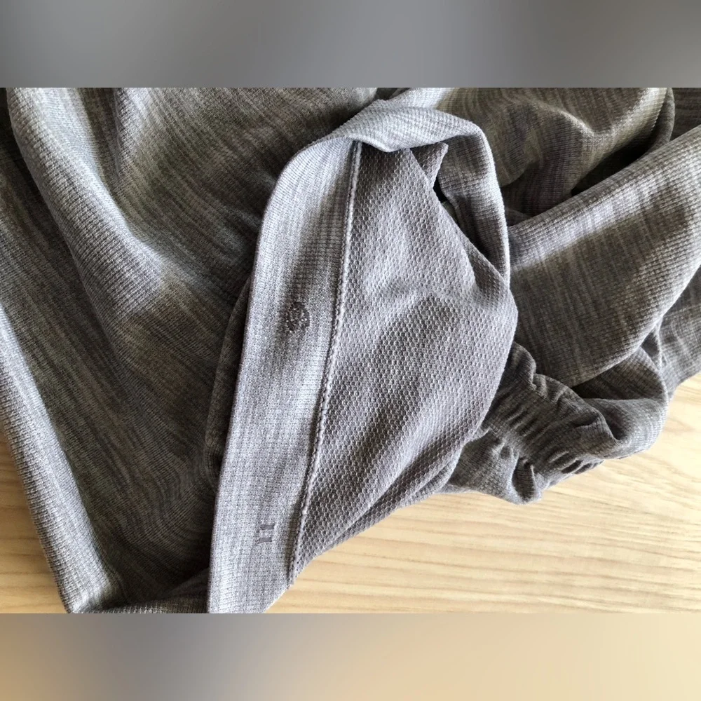 Lululemon In The Flow Grey Ruched Tank Dress - Picture 9 of 12